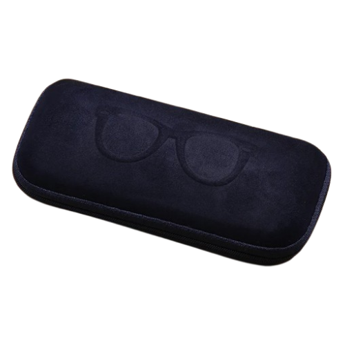 Glasses case with zip