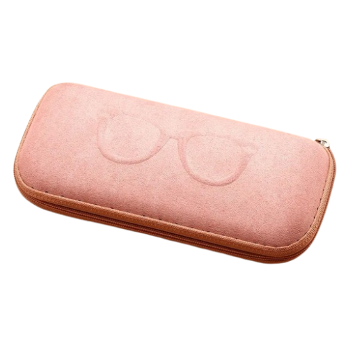Glasses case with zip