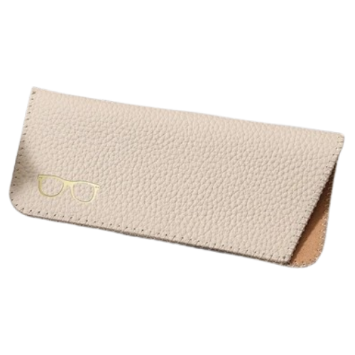Soft leather glasses case