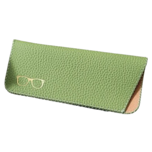 Soft leather glasses case