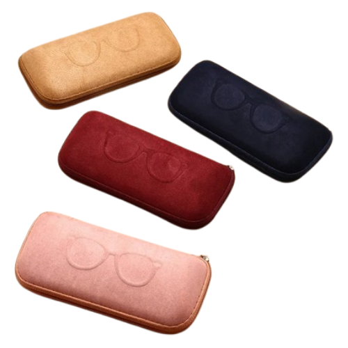 Glasses case with zip