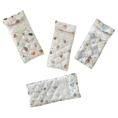 Cotton padded glasses case