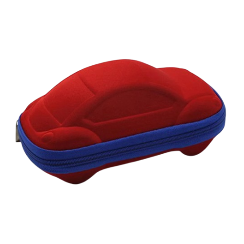 Car-shaped glasses case for children