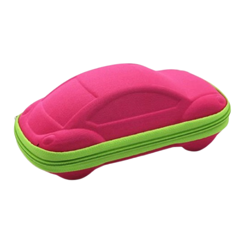 Car-shaped glasses case for children