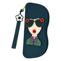 Funky silicone glasses case
