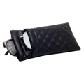Soft leather double glasses case
