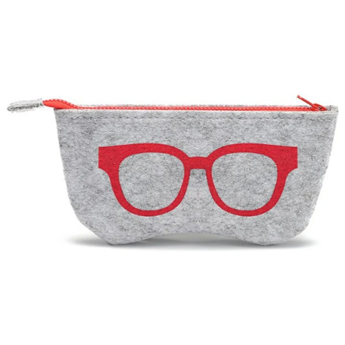 Soft glasses case with zip