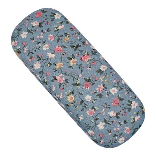Floral hardshell glasses case