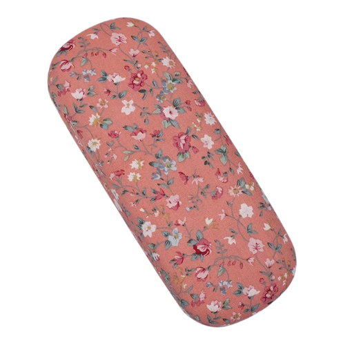 Floral hardshell glasses case