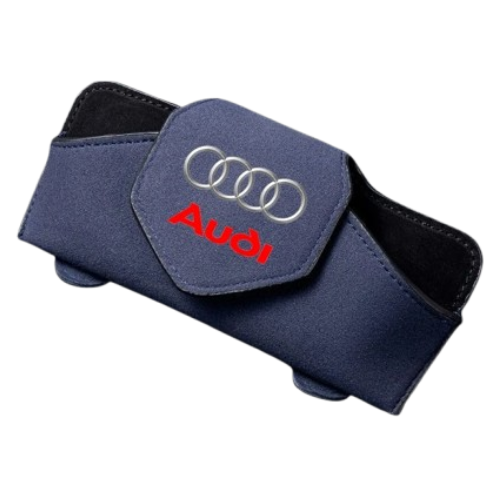 Audi car sun visor glasses case
