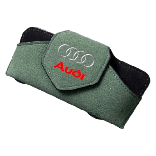 Audi car sun visor glasses case