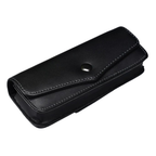 Leather glasses case for belt