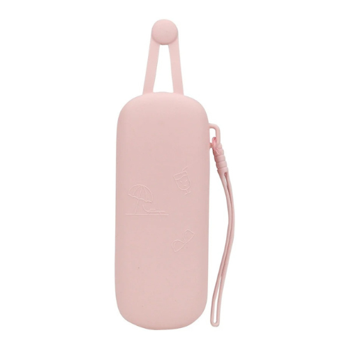 Silicone glasses case with handles