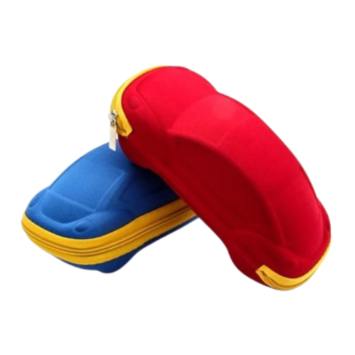 Car-shaped glasses case for children