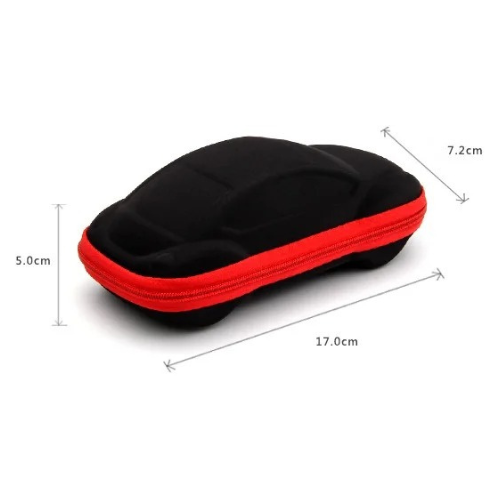 Car-shaped glasses case for children