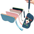 Funky silicone glasses case