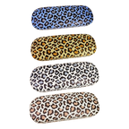 Leopard print glasses case