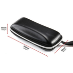Leather zip glasses case