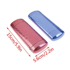 Slim aluminium glasses case