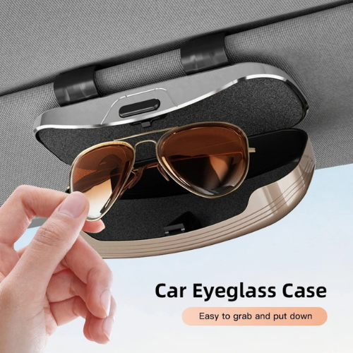 Mercedes car sun visor glasses case