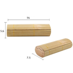 Bamboo glasses case