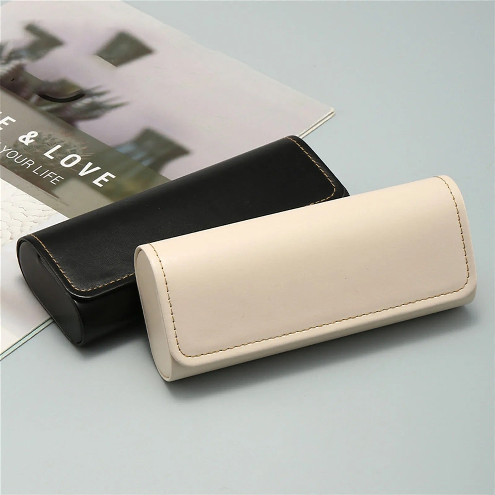 Chic leather glasses case