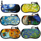 Soft glasses case with zip Van Gogh painting