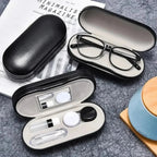 Double glasses case hard shell