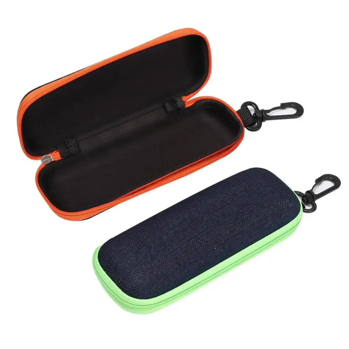 Hard glasses case with zip