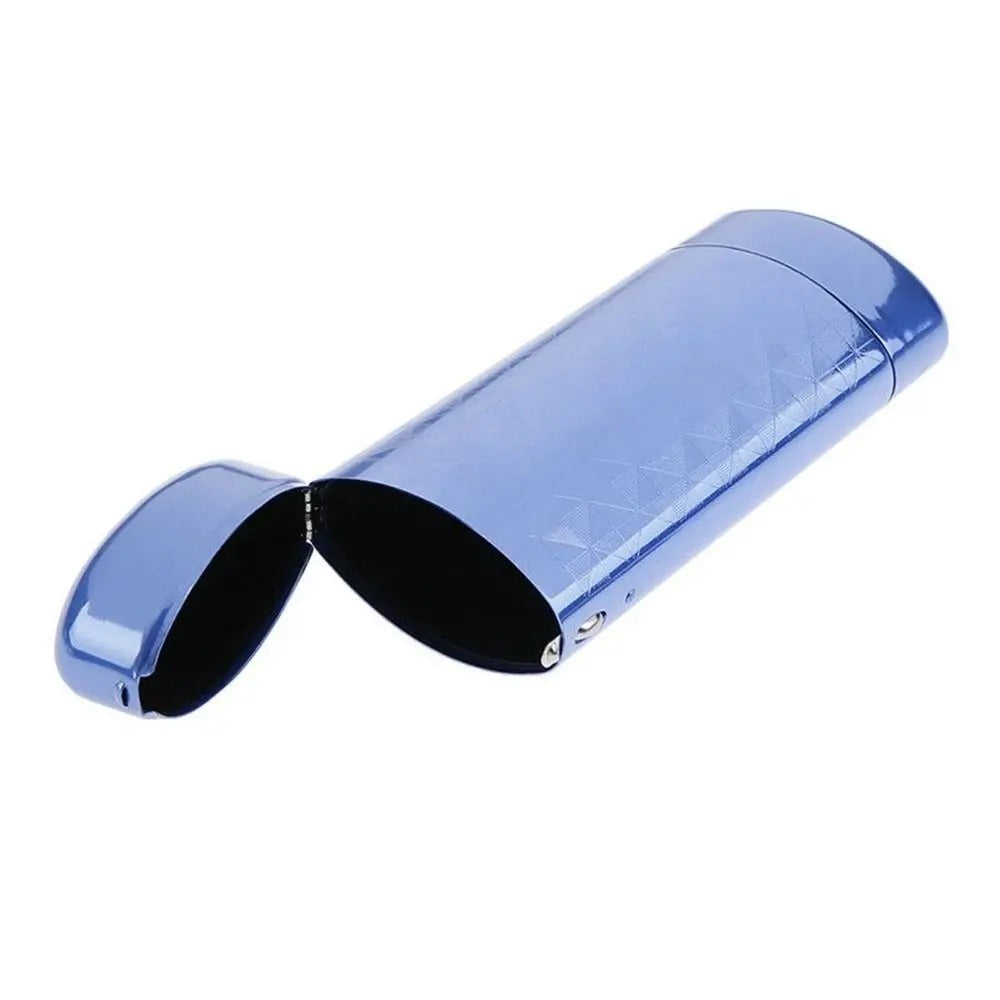 Slim aluminium glasses case