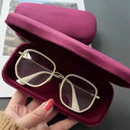 Velvet glasses case