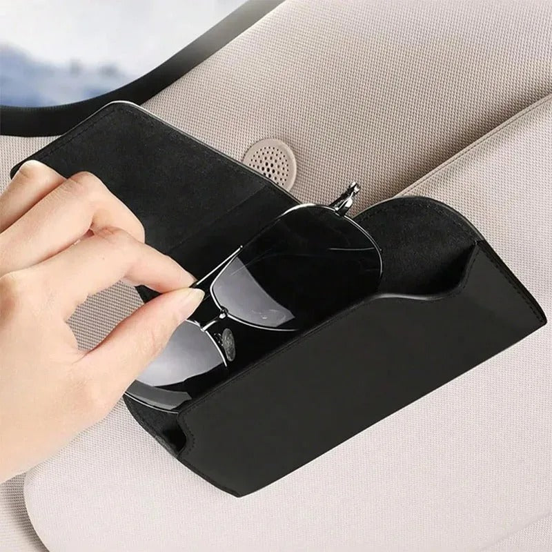 BMW car sun visor glasses case
