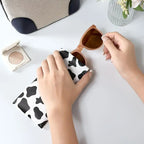 Cow print glasses case