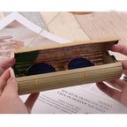 Bamboo glasses case