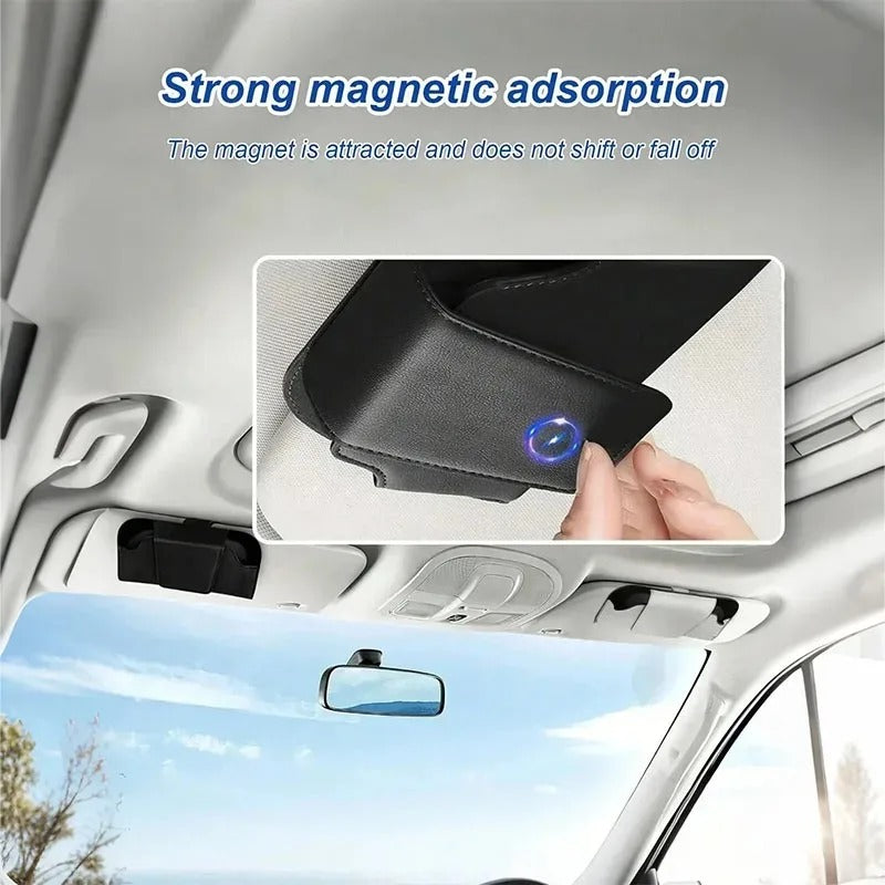 BMW car sun visor glasses case