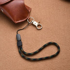 Leather glasses case with clip