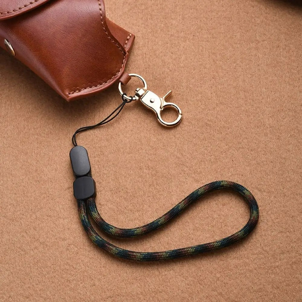 Leather glasses case with clip