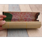 Bamboo glasses case