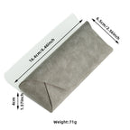 Velvet hard glasses case