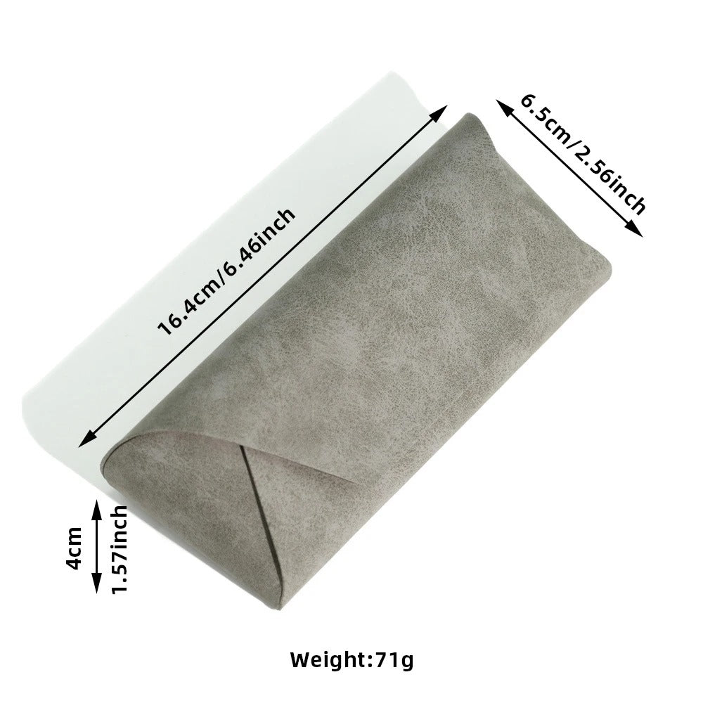 Velvet hard glasses case