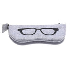 Soft glasses case with zip