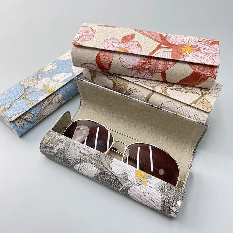 Chinese style hardshell glasses case