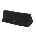 Leather folding glasses case