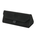 Leather folding glasses case