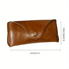 Vintage leather glasses case